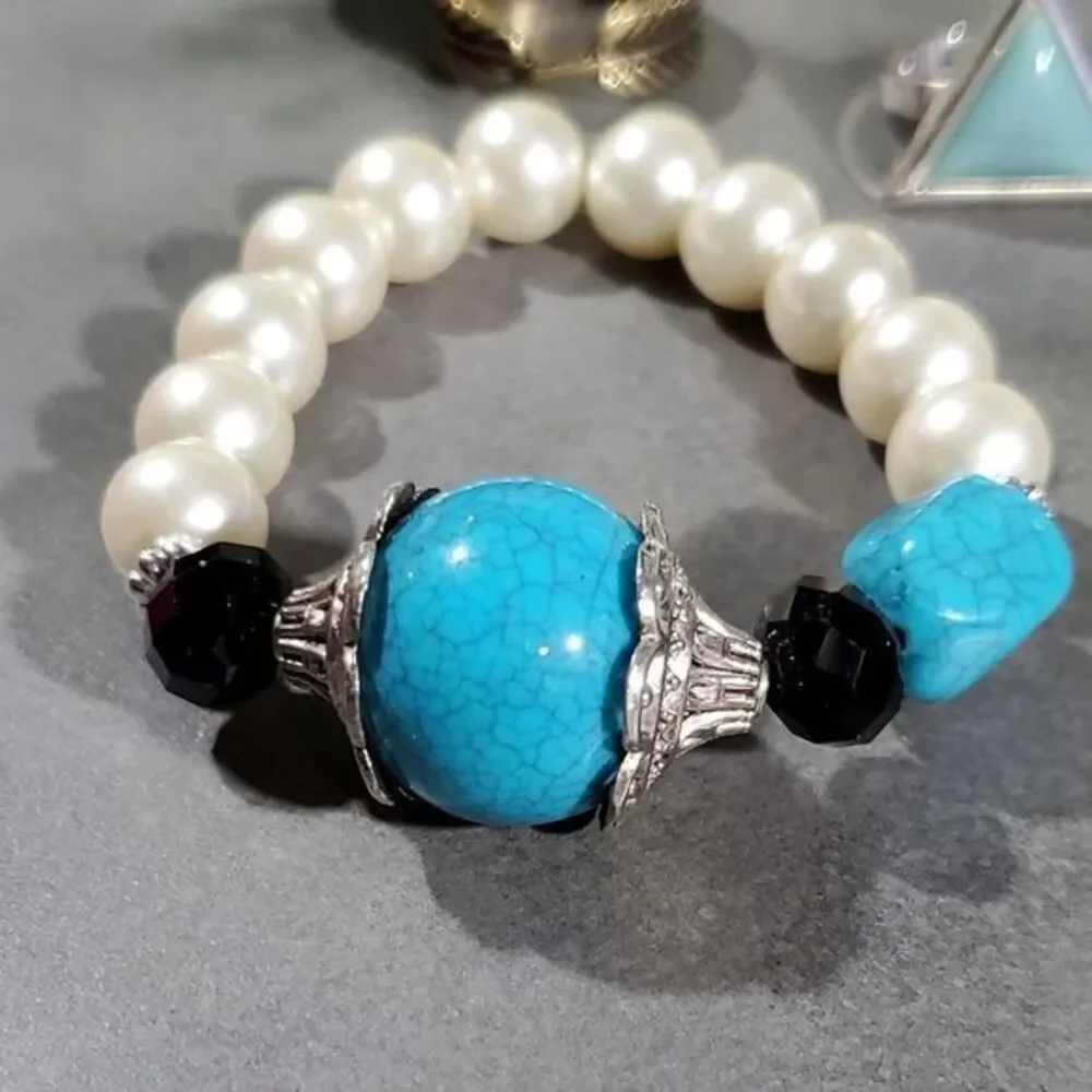 Treska turquoise New bracelet and‎ rings